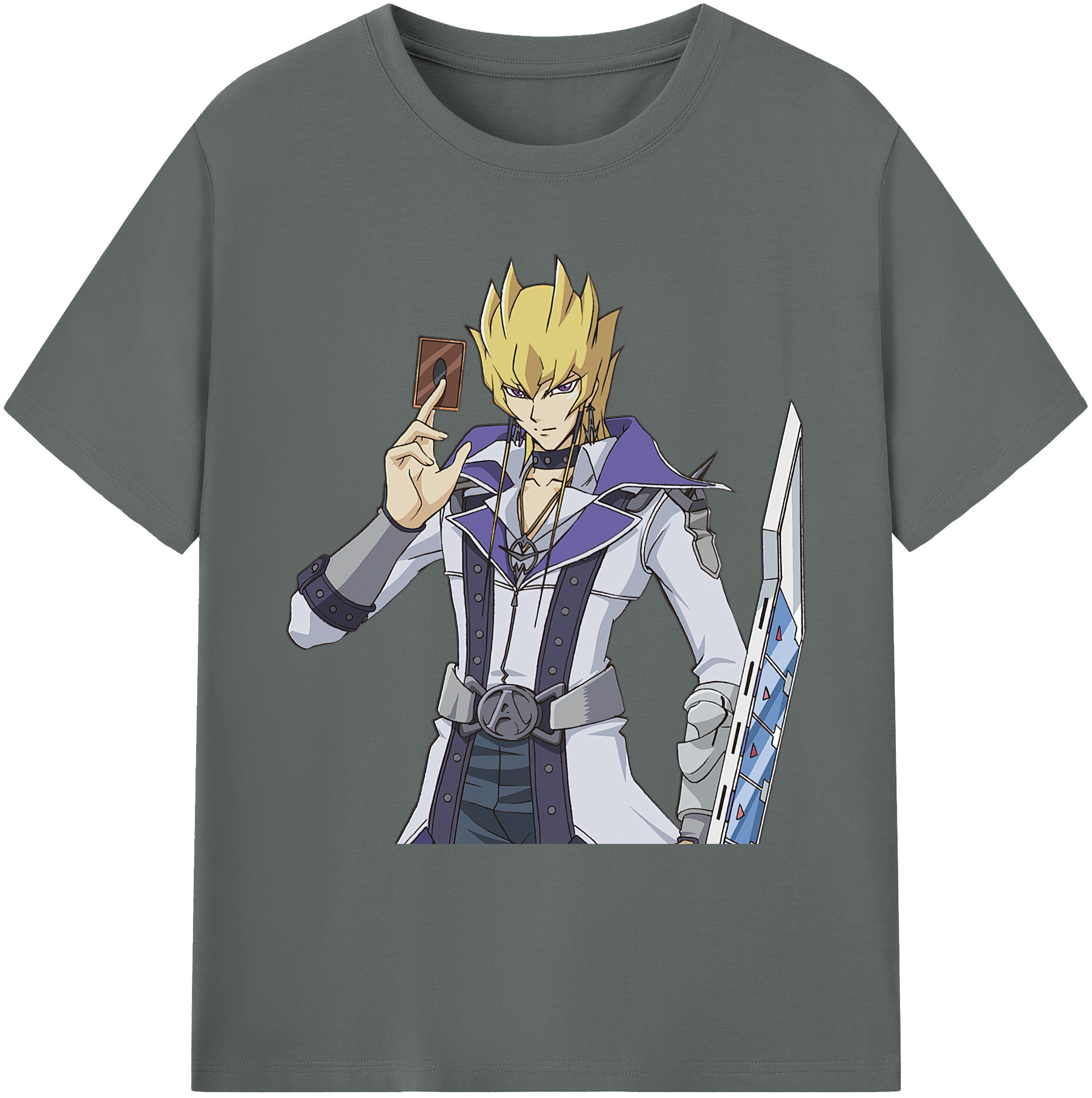 （画像用） 遊☆戯☆王 Yu-Gi-Oh! 綿100％ メンズ半袖Tシャツ｜肌触りやわらか＆通気性